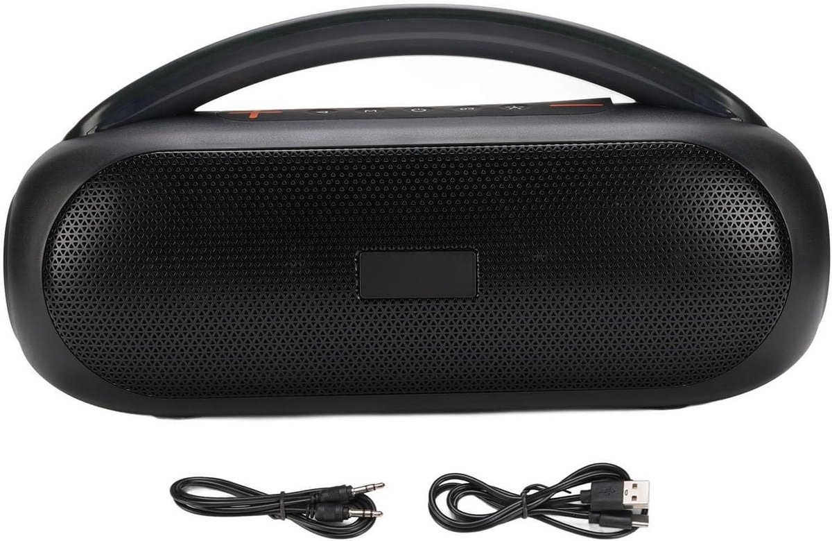 Draagbare luidspreker - Bluetooth speaker - Feest en outdoor - 360 graden surround sound - 60 W - Zwart