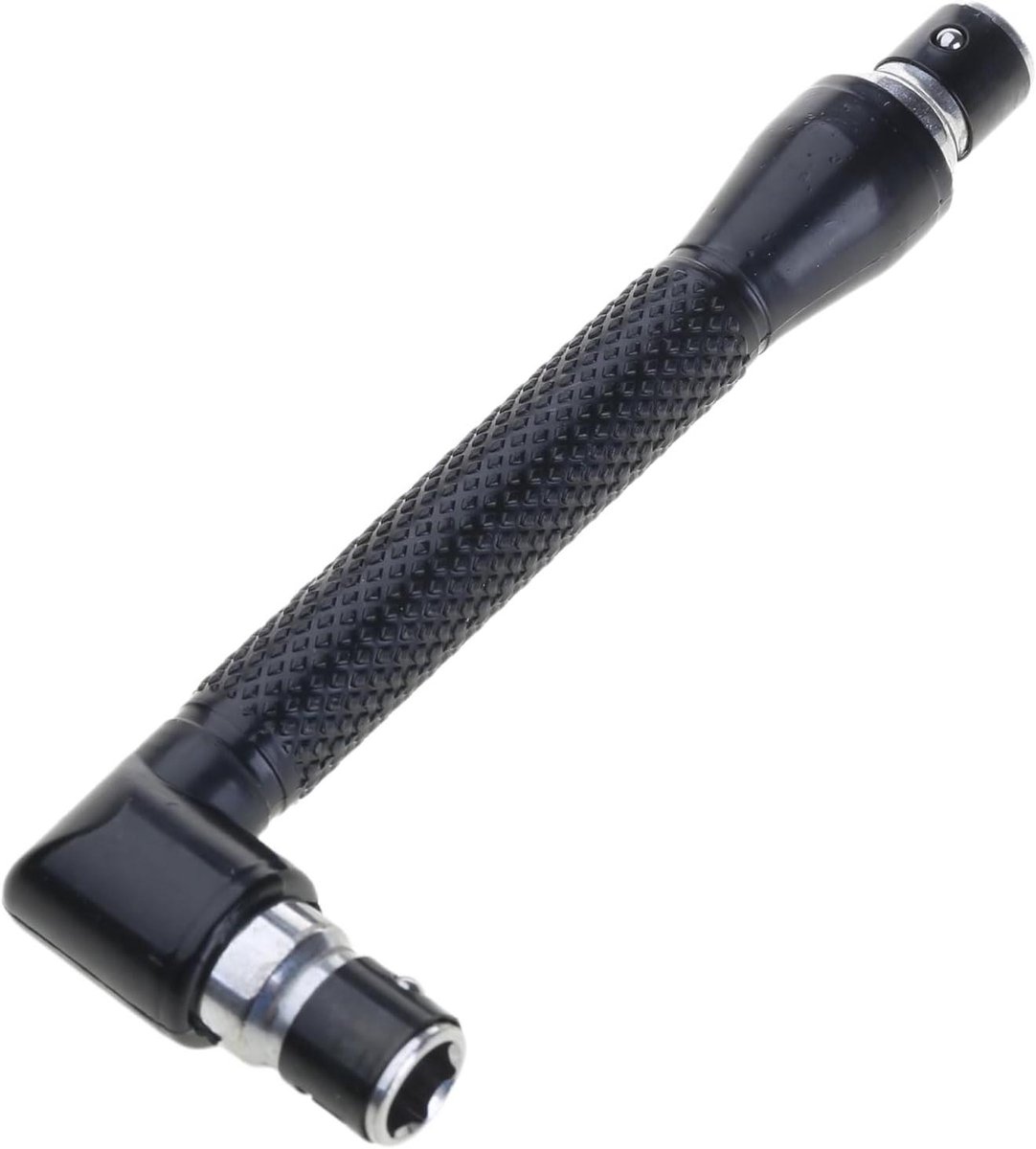 L Vorm Schroevendraaier - Haakse Tool - Meubel Montage - Dubbele Hoofd Ontwerp - 1/4 Inch - Metaal