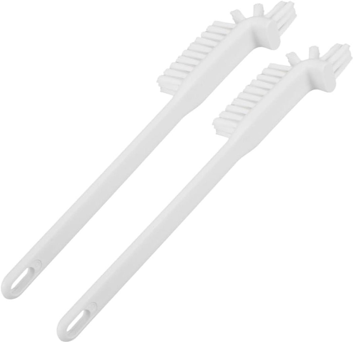Afwasborstels Set - Keukenborstels - Keuken Schoonmaken - Ergonomisch Gebogen - 238 cm - Wit