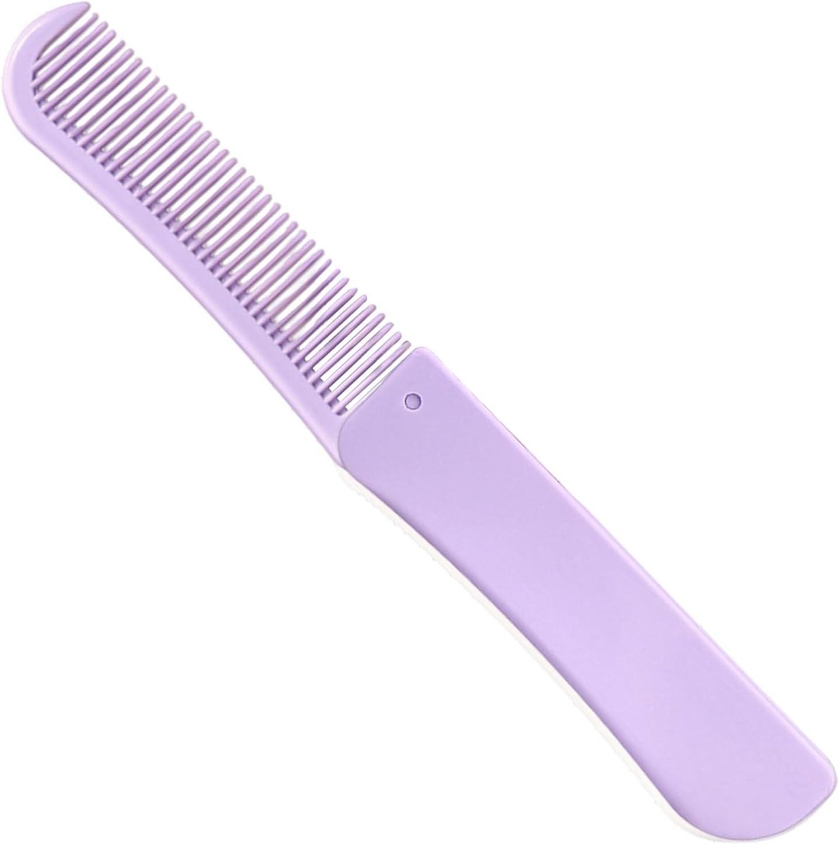 Opvouwbare Kam - Haarverzorging Tool - Dagelijkse Styling - Dubbele Kop - Compact Formaat - Zwart