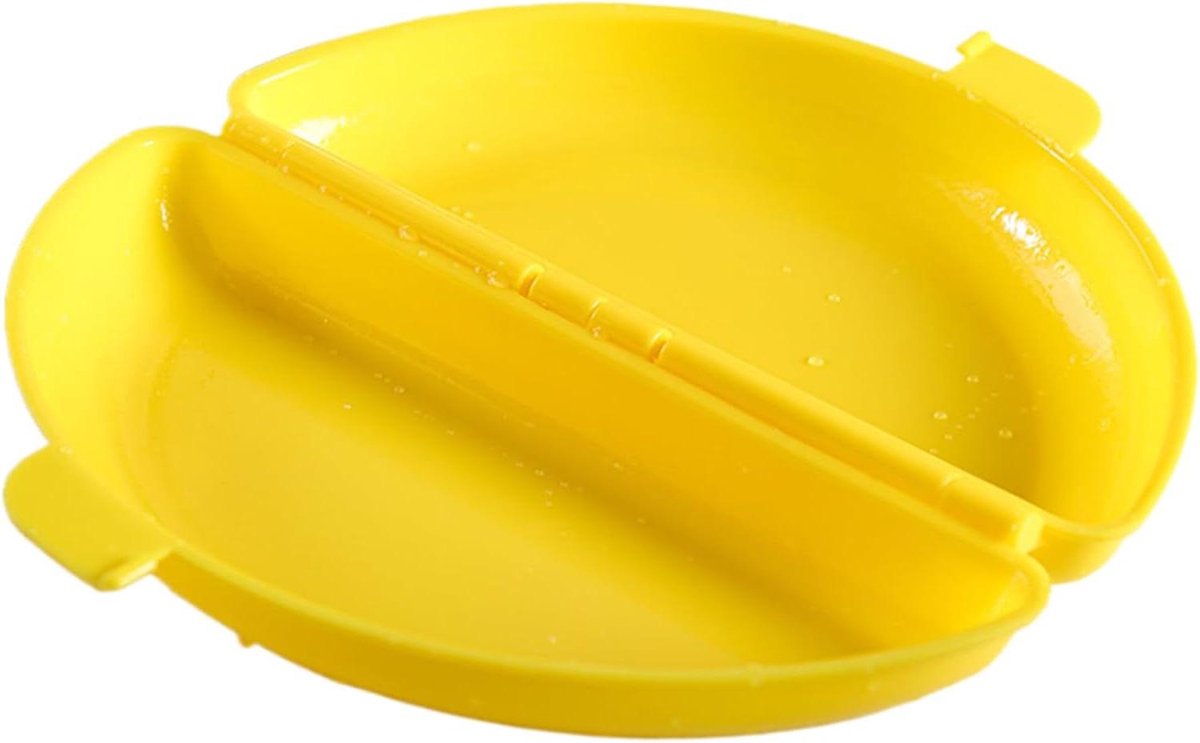 Omelet Pan - Eierstroper Magnetron - Snel Ontbijt - Anti-aanbak Laag - 21 x 12 cm - Meerkleurig
