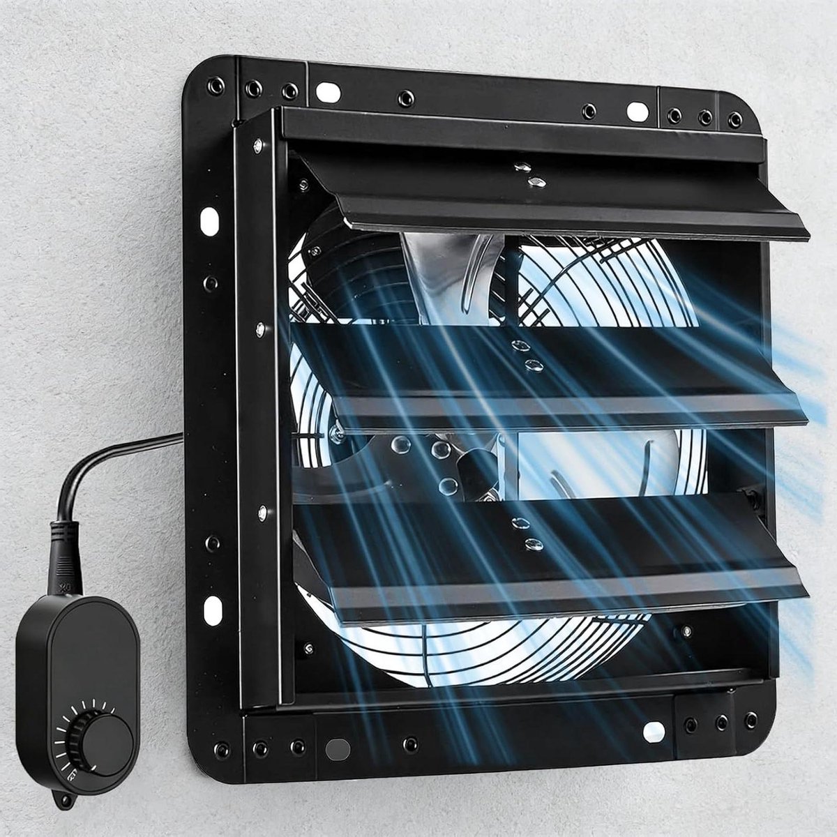 Wandventilator - Afzuigventilator Sluiter - Snelle Luchtverversing - Stille Krachtige Moto