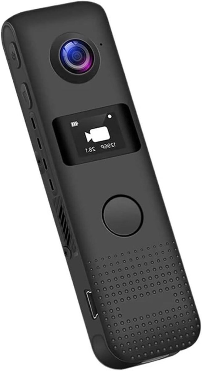 Mini Body Camera - Draagbare Recorder - Beveiliging Opnemen - HD 1296P Resolutie - 32GB Opslag - Zwart