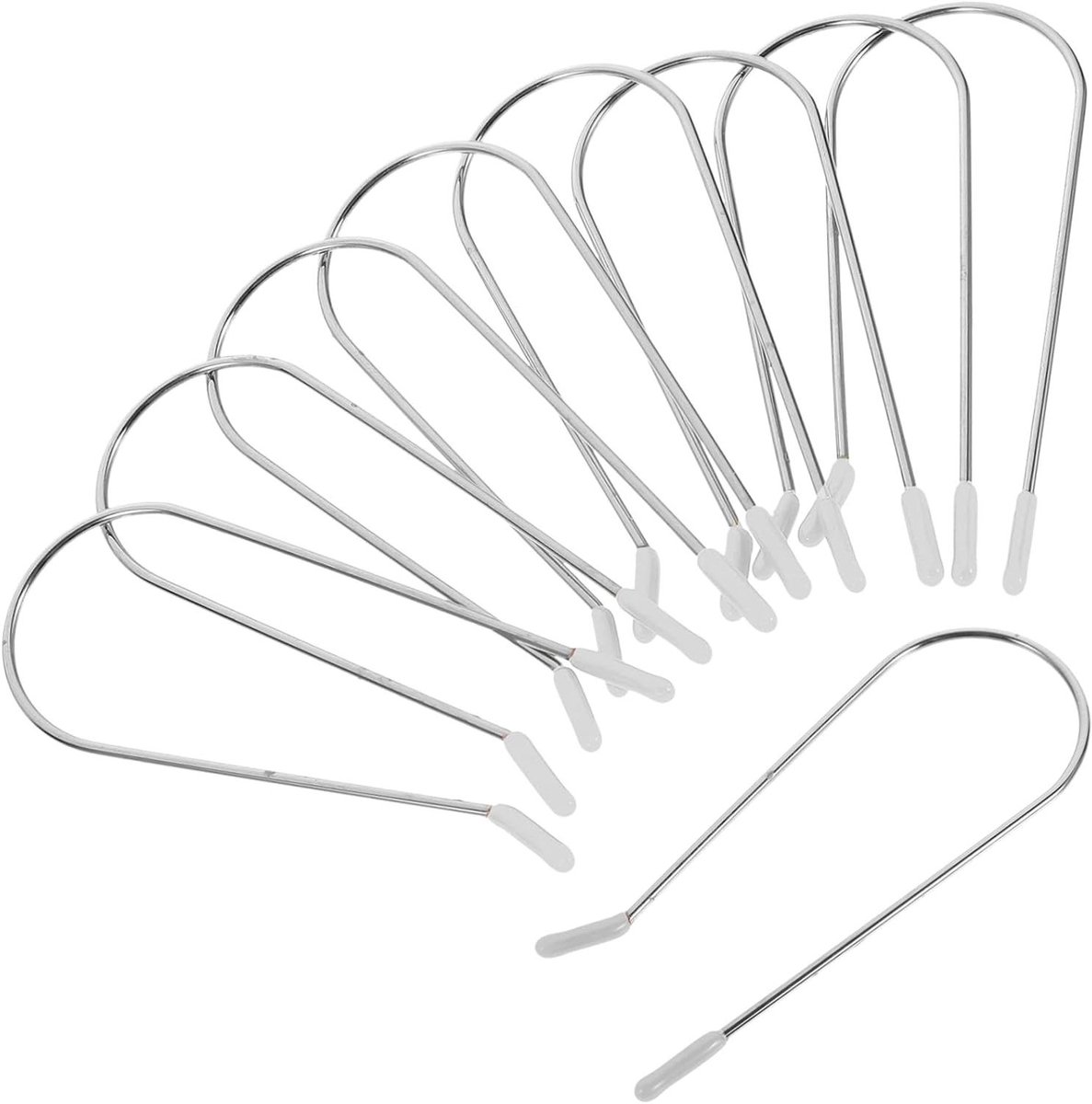 Krulroller Clips - Haarspelden Set - Haar Krullen - U-Vorm Ontwerp - 16 Stuks - Zilverkleurig