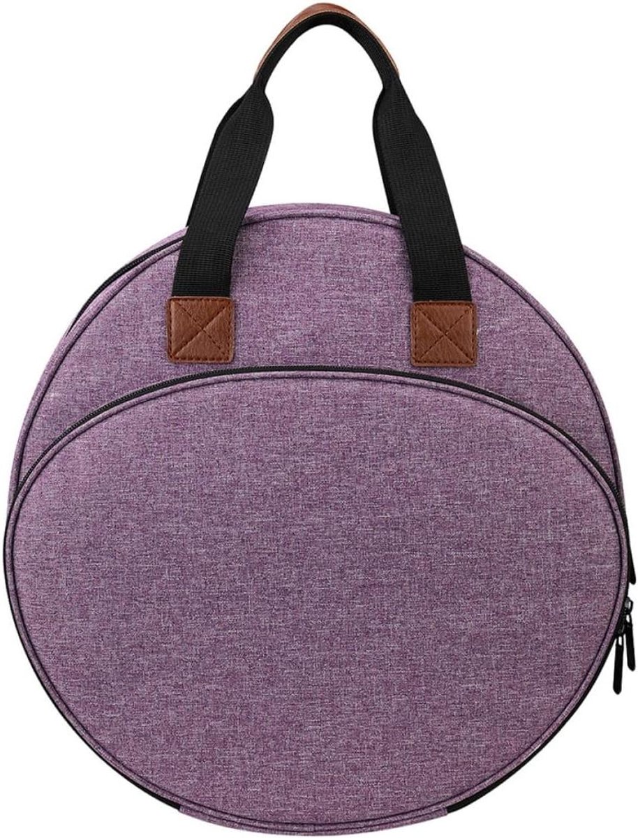 Opberg Handtas - Borduur Organizer - Hobby Projecten - Krasbestendig Oxford - 30x32CM - Paars