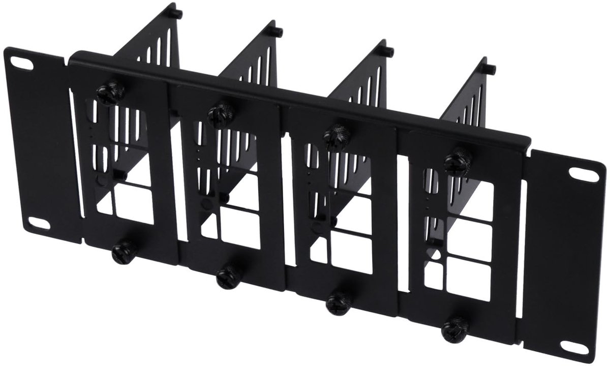 Dailygoods - 10 Inch Rack Mount voor Raspberry Pi, Tot 4 Planken