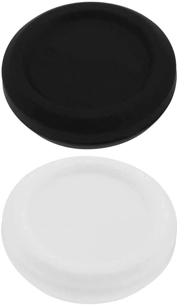 Dailygoods - Set van 2 Siliconen Lensdoppen voor Actiecamera