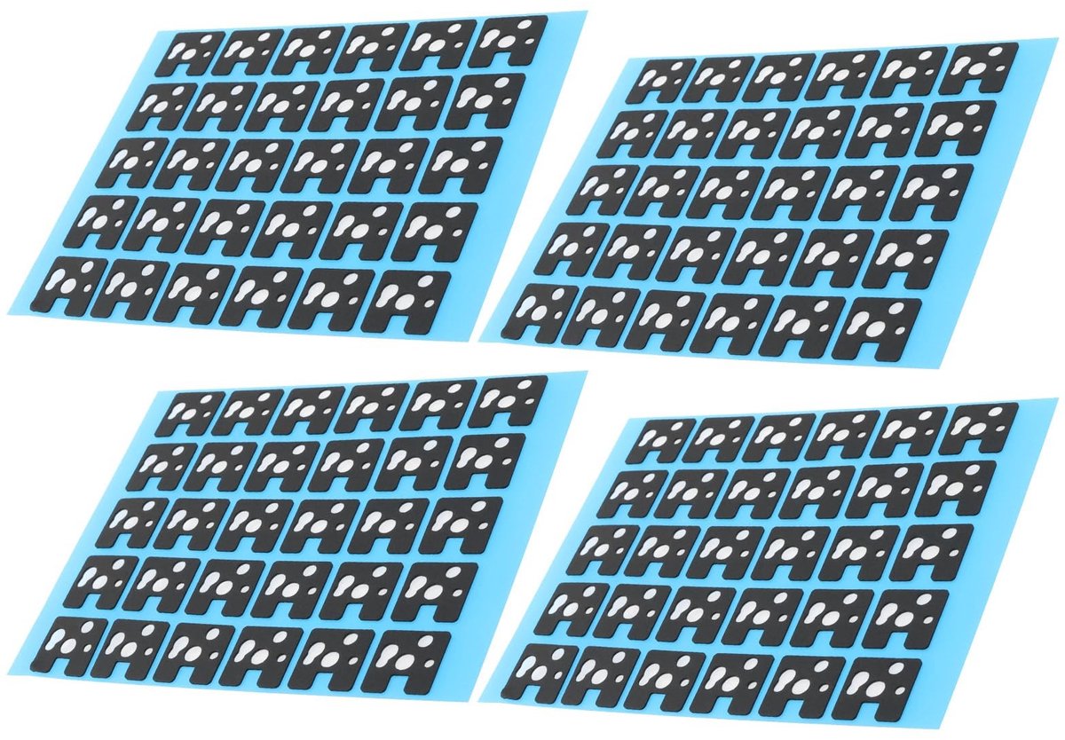 Dailygoods - 120 Stuks 0,5 mm Schuimschakelpads voor Toetsenborden