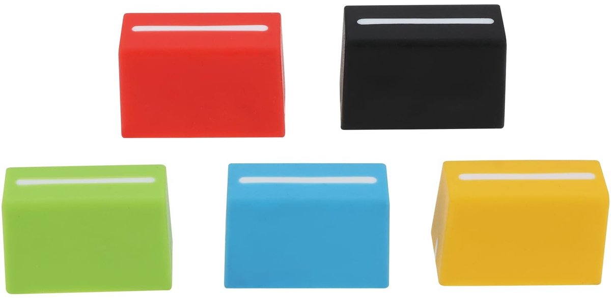 Dailygoods - Cosensi - Set van 5 Reserveknoppen voor Mixer in 5 Kleuren