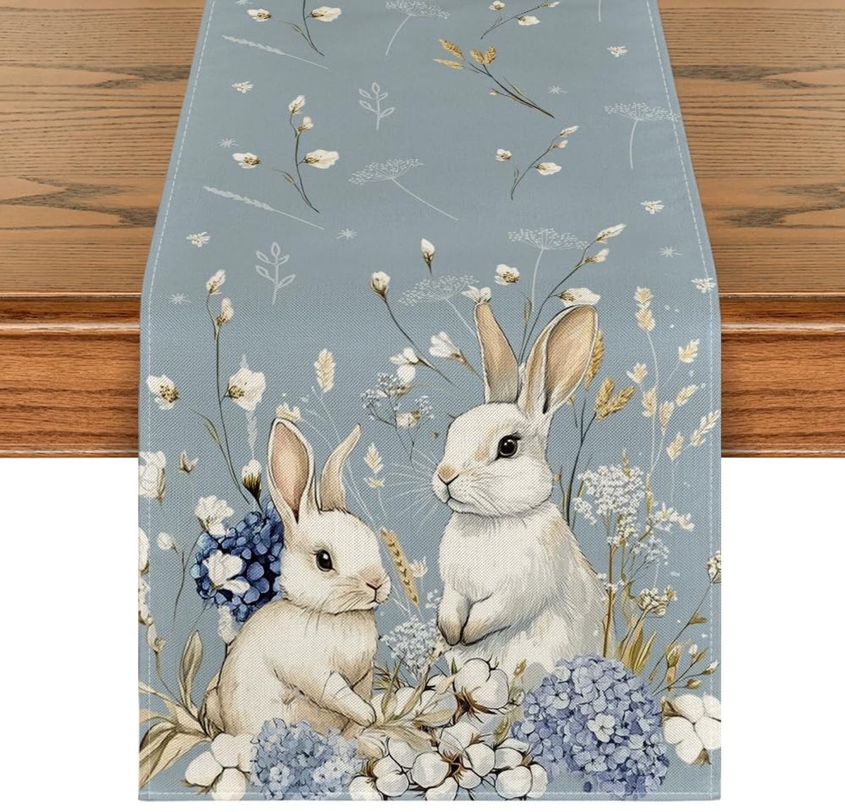 Dailygoods - Tafelloper met Bloemen en Bladeren voor Keuken