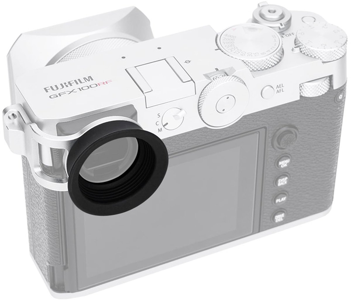 Dailygoods - Zachte Siliconen Oculair voor Fujifilm GFX100RF Camera