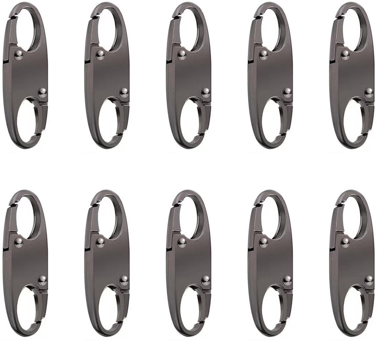 Dailygoods - 10 Stuks Anti-Diefstal Ritssluitingen voor Bagage