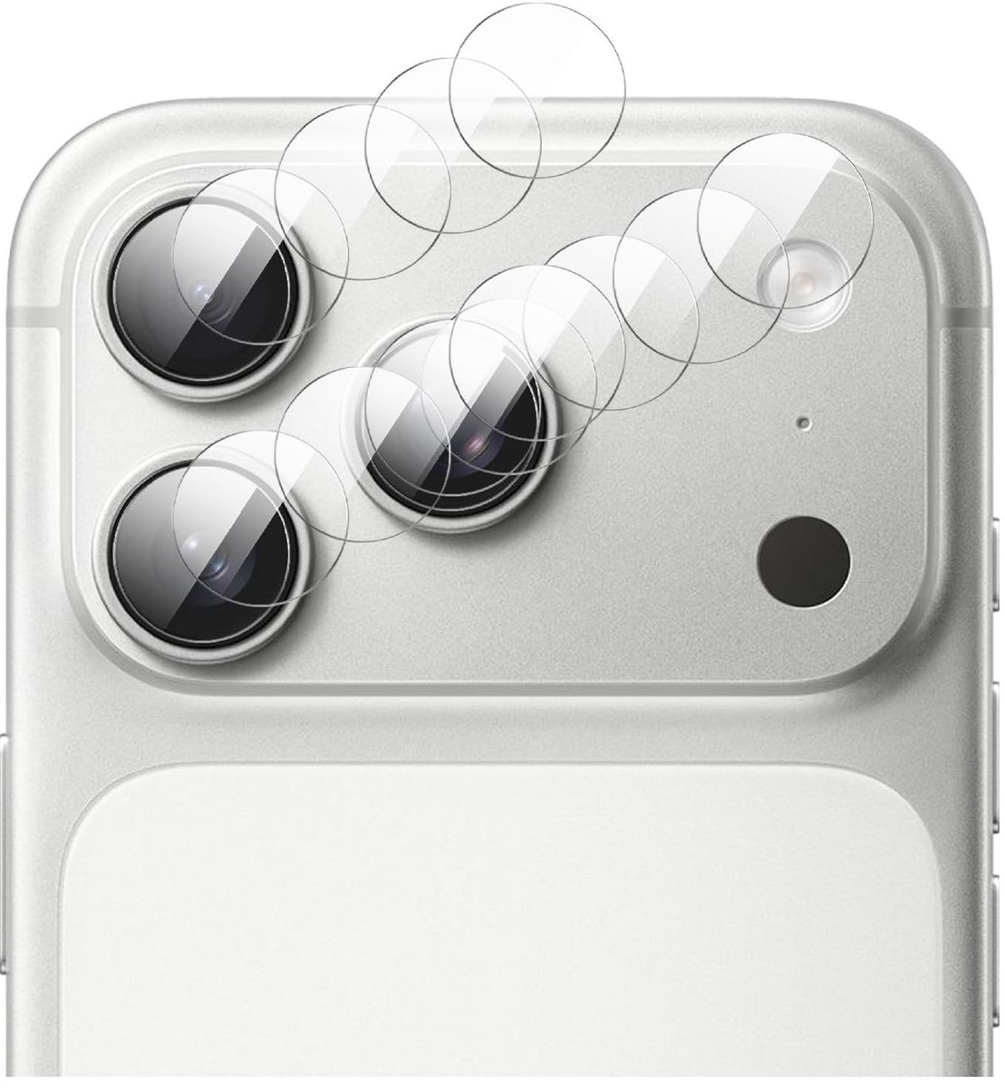 Dailygoods - 4-Pack Cameralensbeschermer voor iPhone 17 Pro