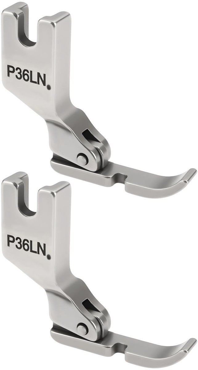 Dailygoods - 2 Stuks Naaimachine Rits Presser Voet P36LN