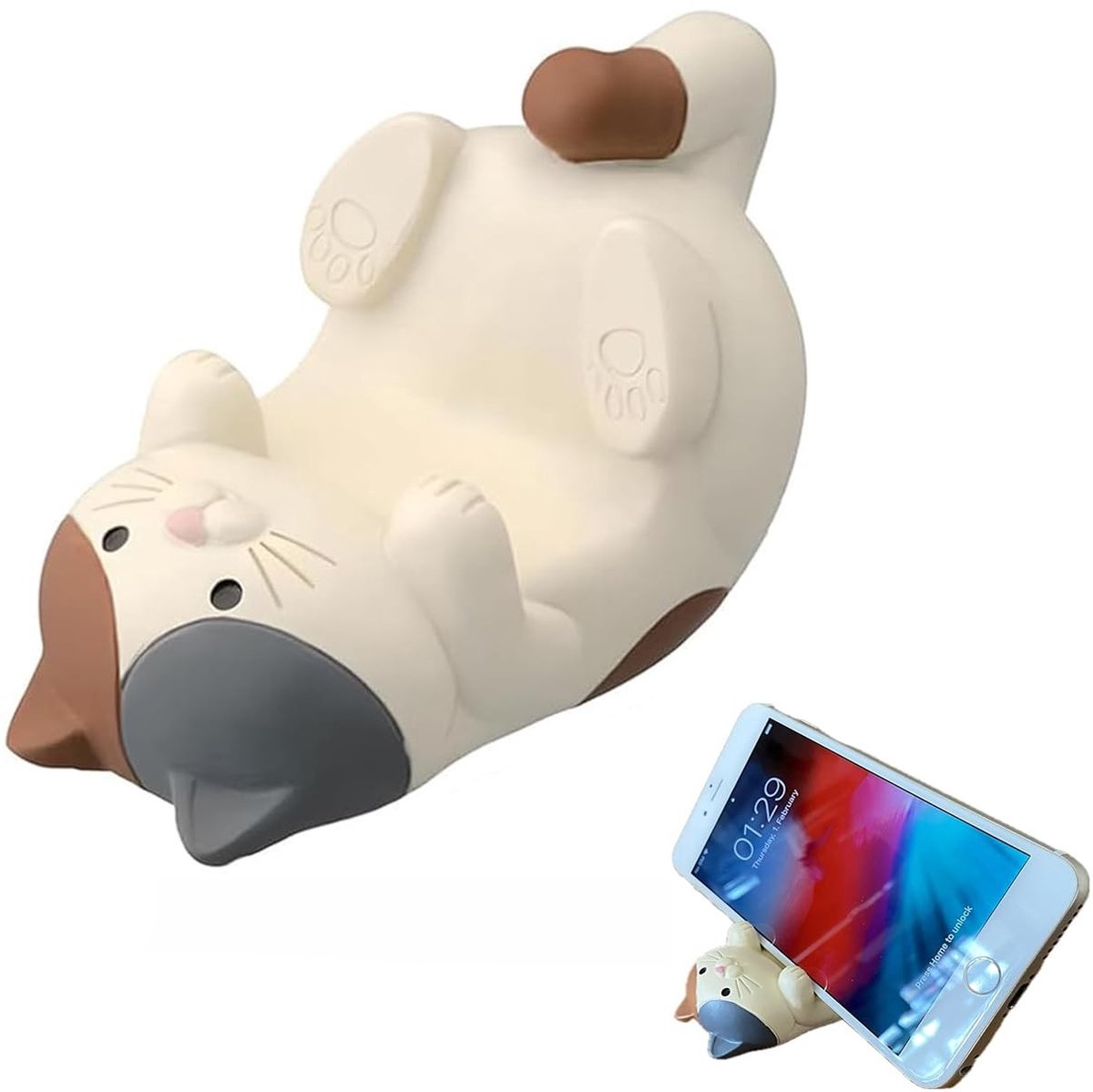 Dailygoods - Grappige Kattenvormige Telefoonhouder voor Desk