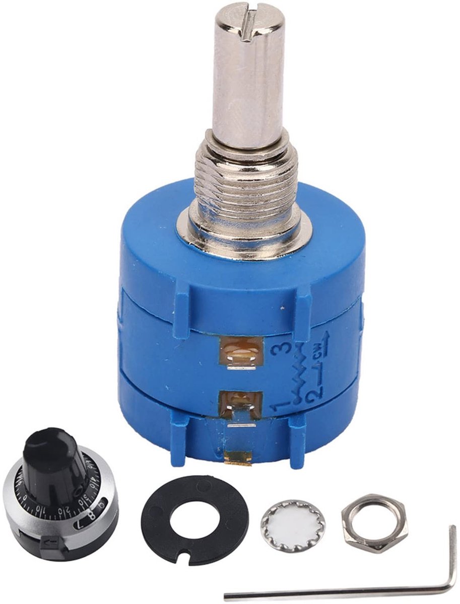 Dailygoods - Precisie Multiturn Potentiometer 10K Ohm voor Elektronische Instrumenten