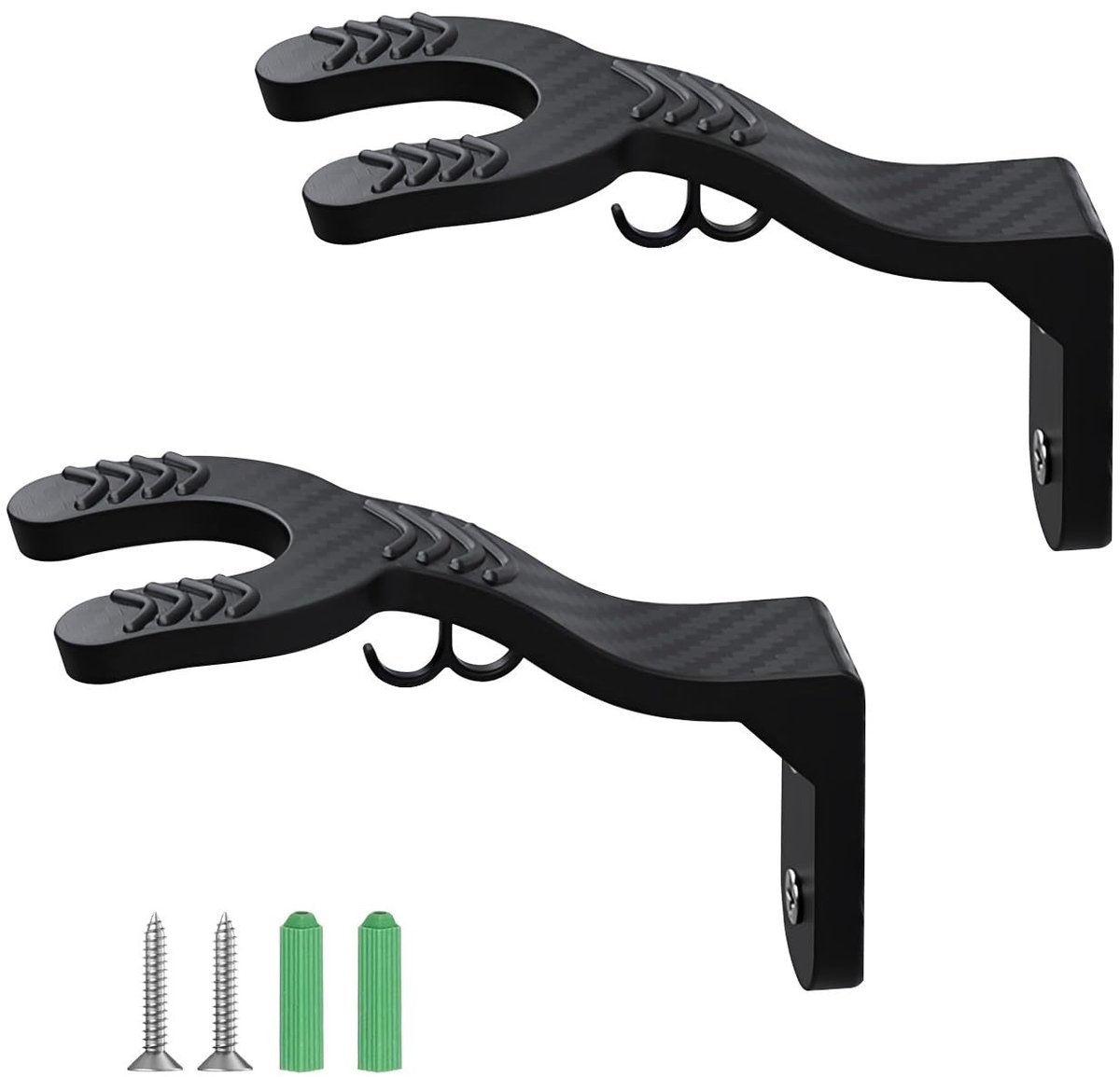 Dailygoods - 2 Stuks Wandhangers voor Motorhelmen en Sleutels