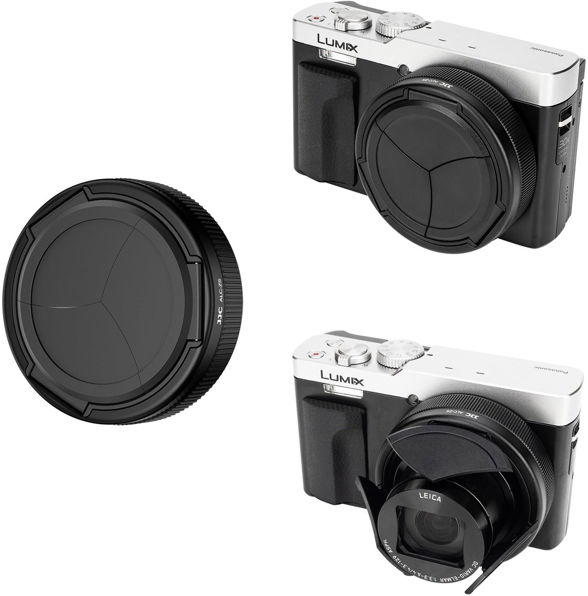 Dailygoods - Metalen Auto Open & Close Lensdop voor Camera's