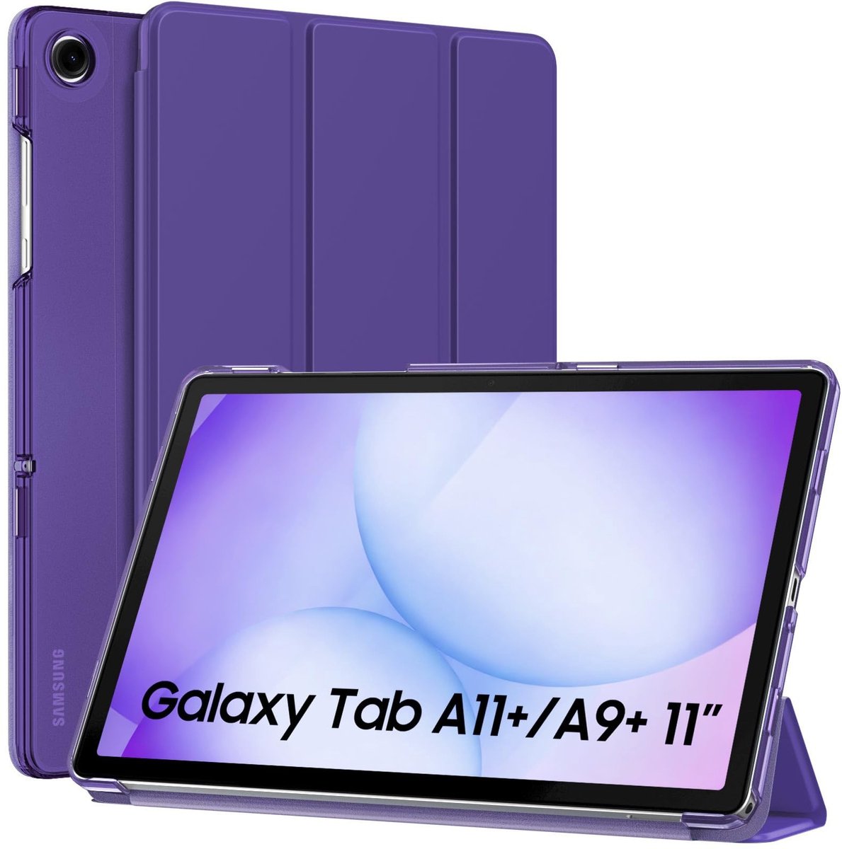 Dailygoods - Slimme Beschermhoes voor Galaxy Tab A11+/A9 Plus met Auto Wake/Sleep