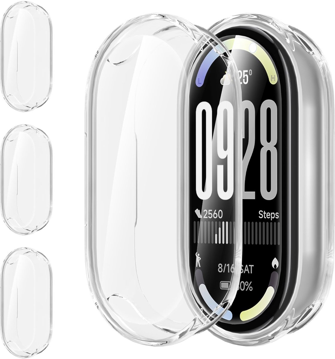 Dailygoods - 3 Packs Screen Protector voor Xiaomi Smart Band 10 in TPU