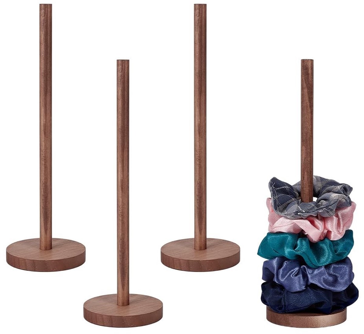 Dailygoods - Houten Scrunchie Houder voor Haaraccessoires Organizer