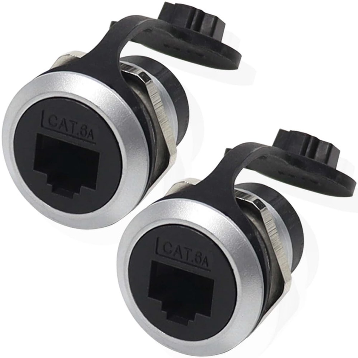Dailygoods - RJ45 Panel Mount Coupler, 2 Stuks