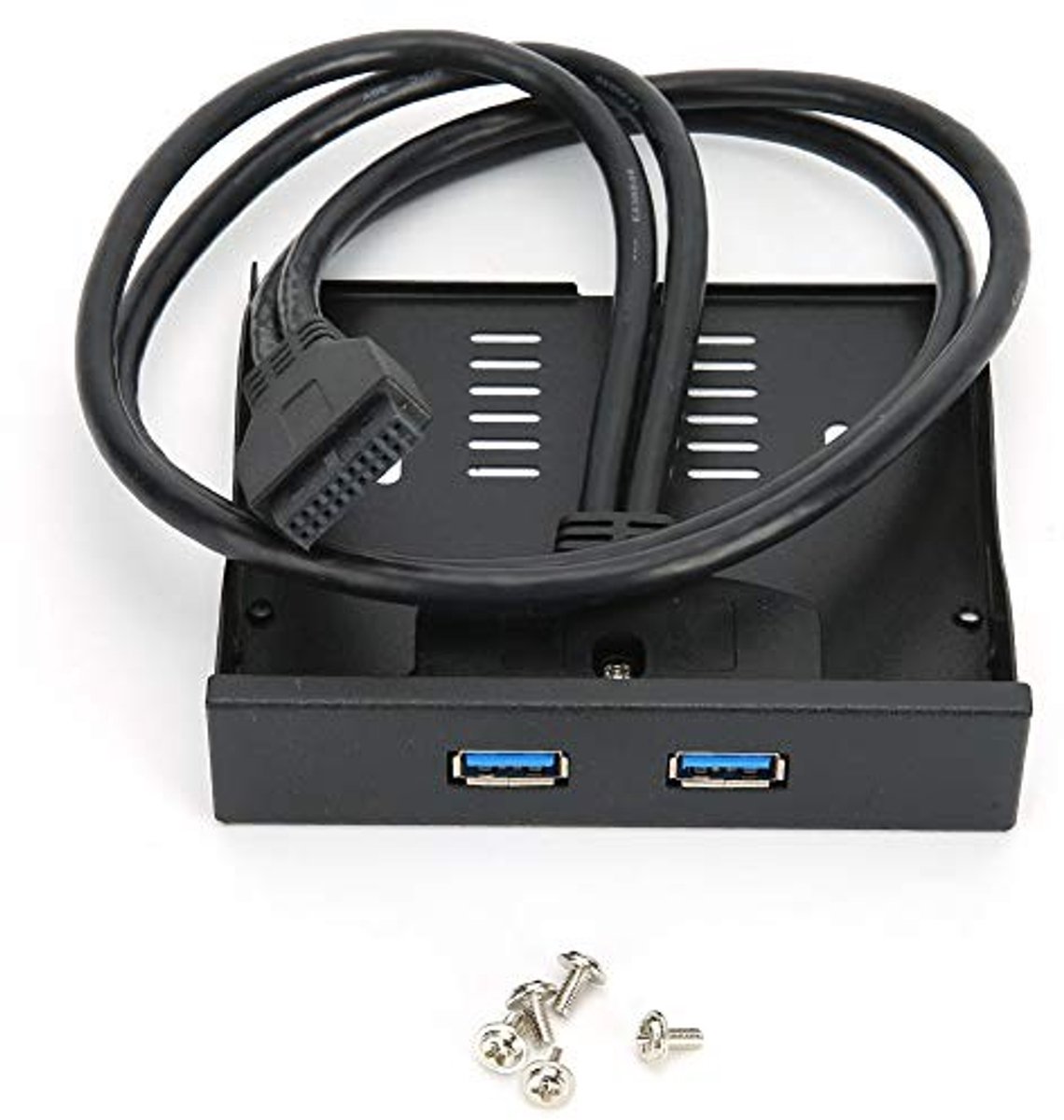 Dailygoods - USB 3.0 Floppy Voorpaneel met 2 Poorten Hub voor PC
