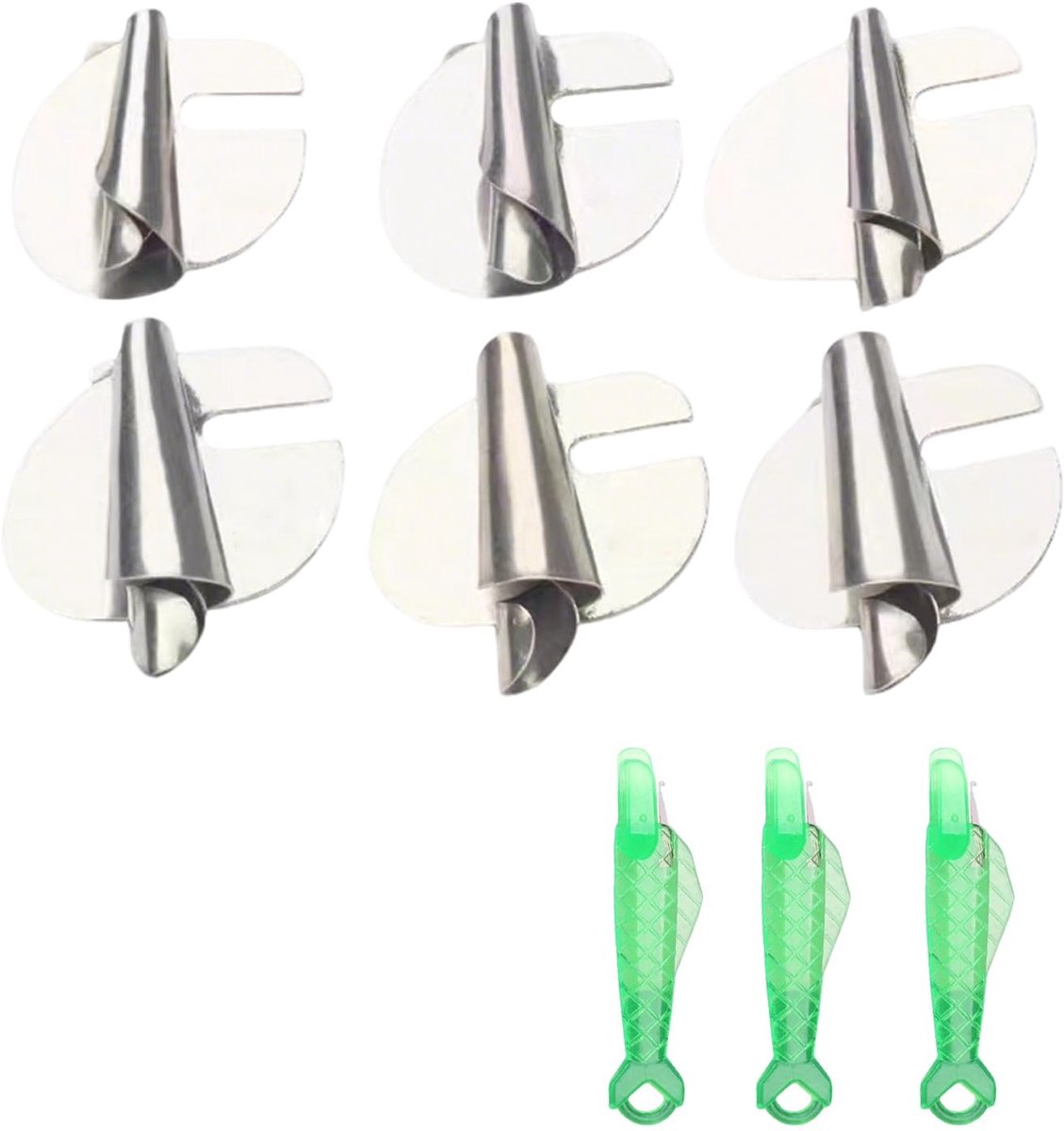 Dailygoods - Set van 6 Zoomvoeten voor Naaimachine met Naaldinrijger