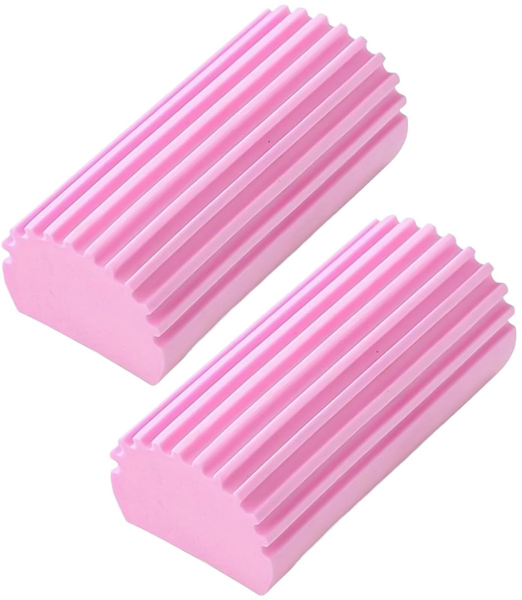 Dailygoods - Set van 2 Roze Vochtige Stofsponzen