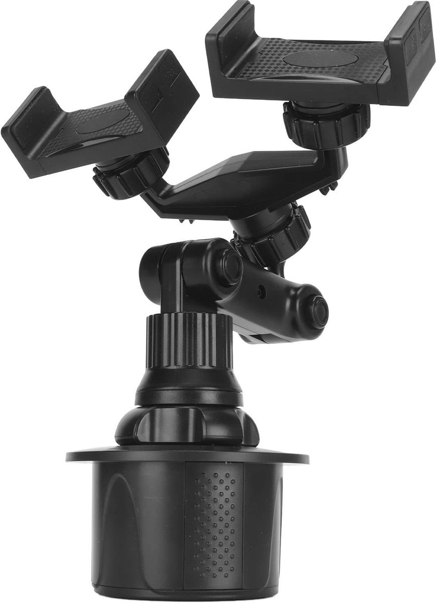 Dailygoods - Dubbele Autohouder met 360° Draaibare Functie