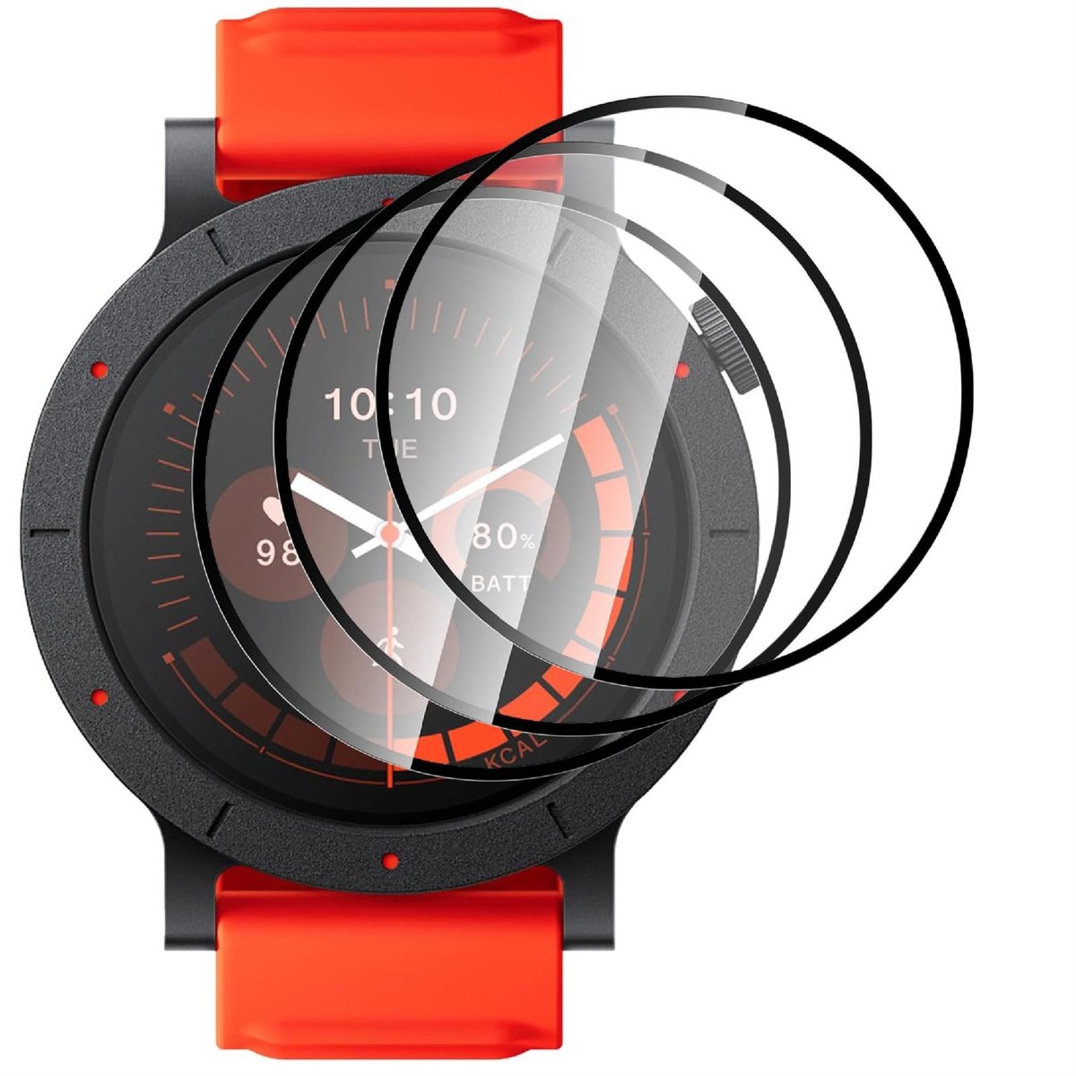 Dailygoods - 3 Stuks Displaybeschermfolie voor CMF Watch Pro 3