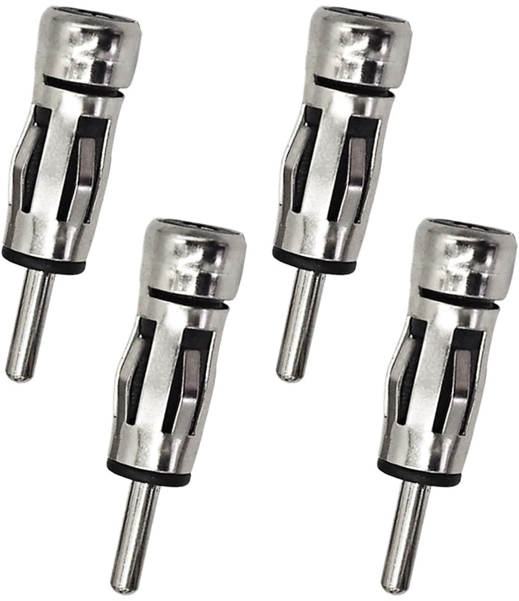 Dailygoods - 4 Stuks Radio-Antenneadapters DIN naar ISO