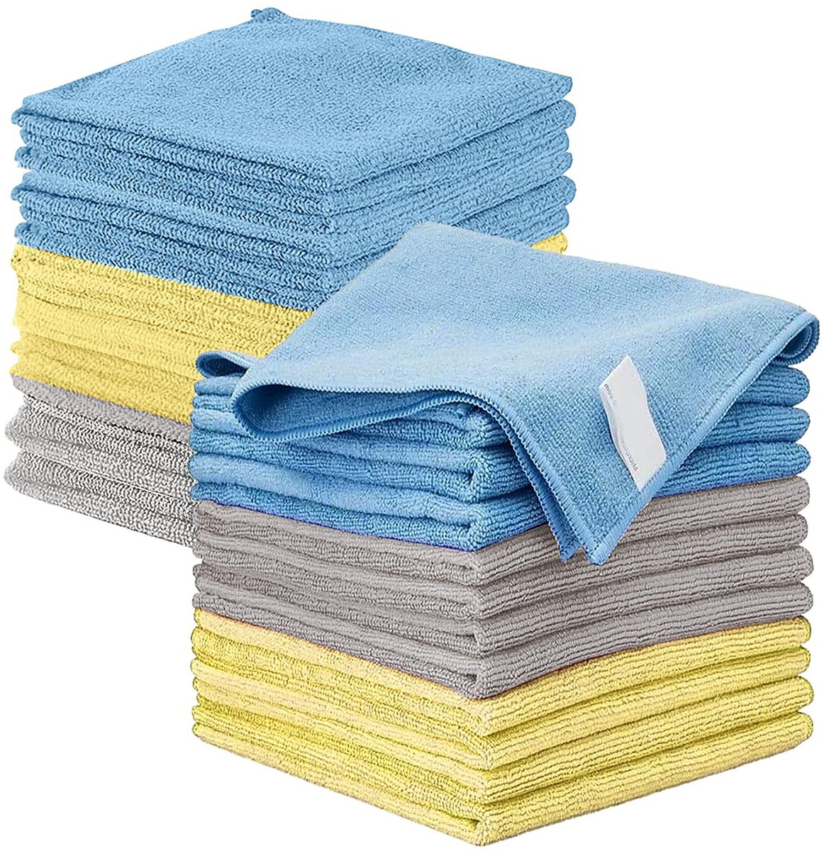Dailygoods - Set van 30 Microvezel Reinigingsdoeken 40x40 cm