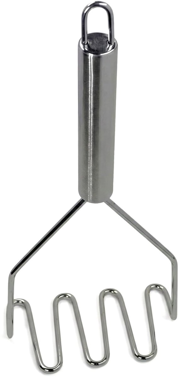Dailygoods - Aardappelstamper van Roestvrij Staal met Ergonomische Handgreep