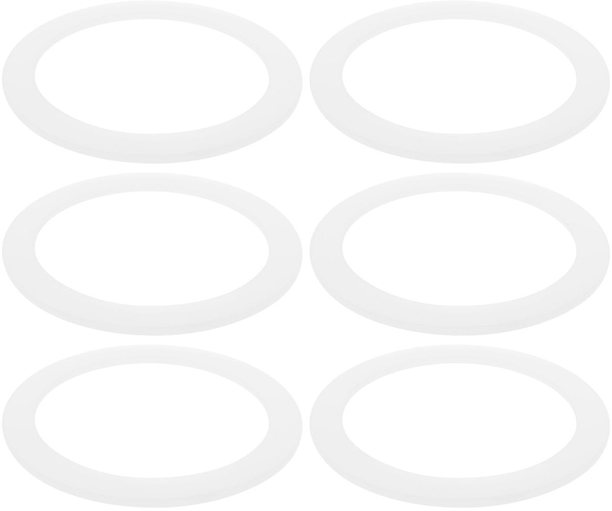 Dailygoods - 6 Stuks Siliconen Kookplaat Ringen voor Espresso Koffiezetapparaten