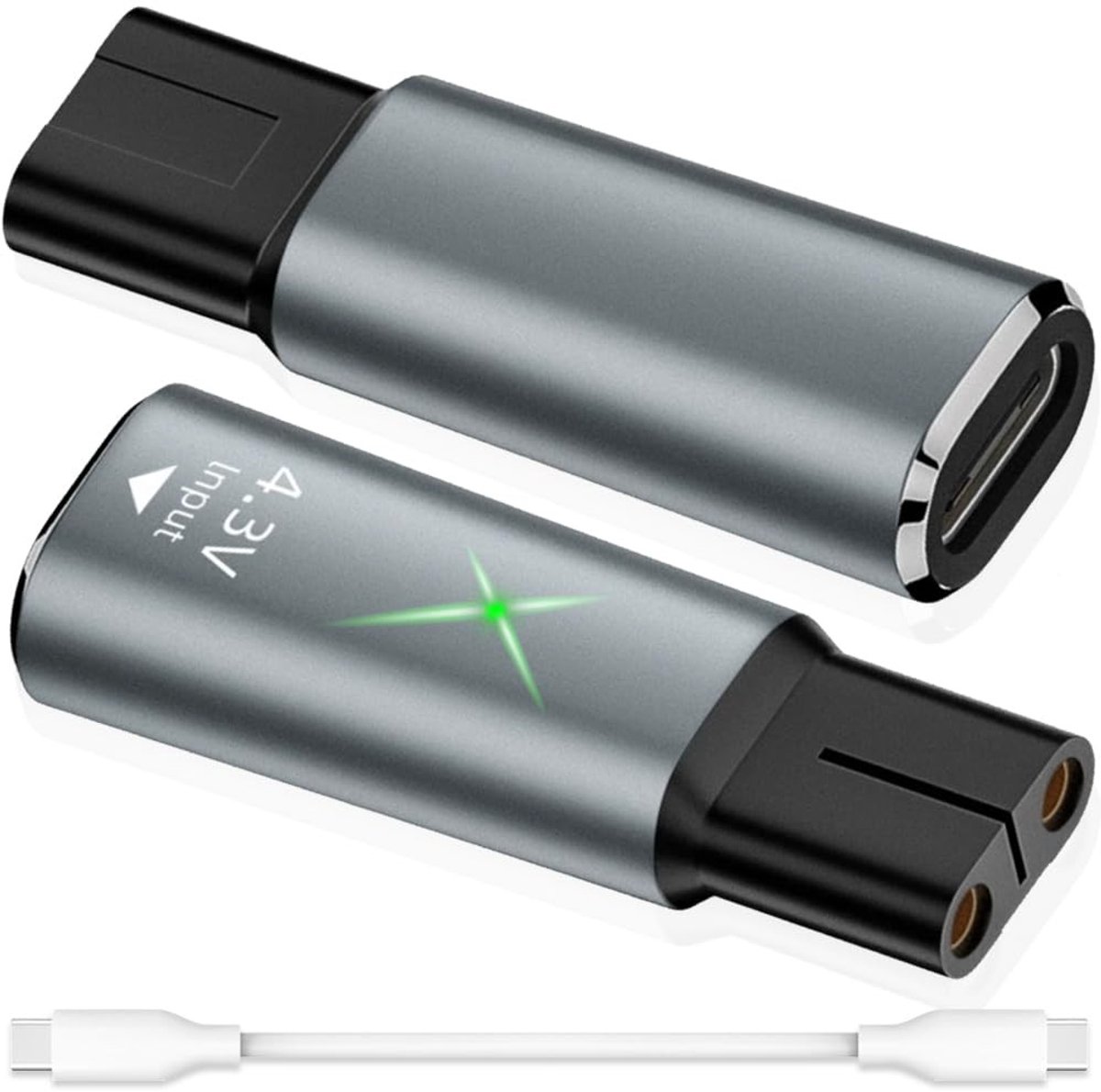 Dailygoods - Type-C Scheerapparaatladeradapter voor Philips OneBlade