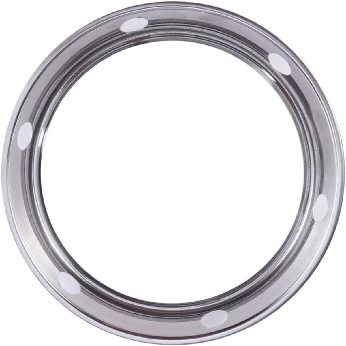 Woksteun Ring - Panhouder Keuken - Stabiel Koken - Winddicht Ontwerp - 23.5 cm - Zilver