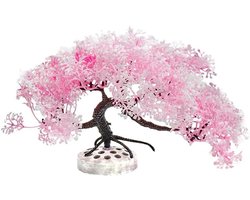 Kunstplant Kersenbloesem - Aquarium Decoratie - Verrijking Aquarium - Biedt Schuilplaatsen - 215 x 14 cm - Roze