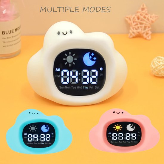 Kinderwekker - Digitale Wekker Slaapkamer - Slaaptrainer Kinderen - slaaptrainer — afbeelding 3