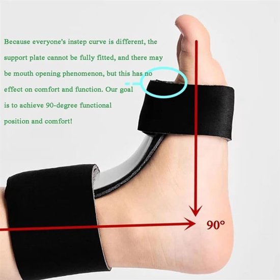 Klapvoet Spalk - Enkelbrace Kinderen - Loopondersteuning - Neutraal Positie - One Size - One Color — afbeelding 2
