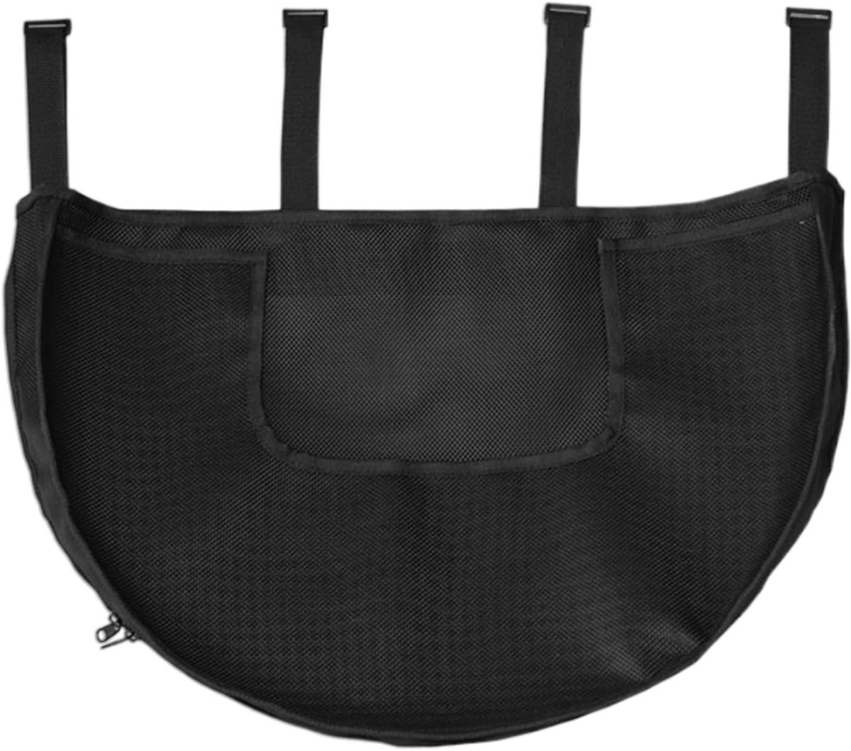 Badspeelgoed Net - Opberg Organizer - Badkamer Opruimen - Snelle Leegfunctie - 56x37 cm - Zwart