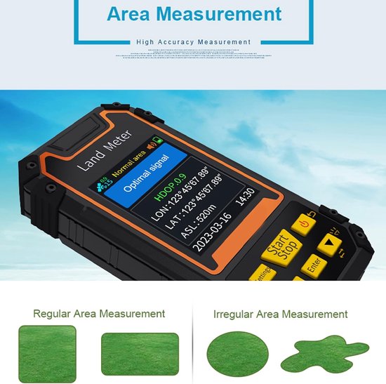YWBL-WH Land Surveying Equipment Handheld GPS for Examining GNSS Receiver Sureryor Tool for Ranches, Garden, Farmland — afbeelding 4