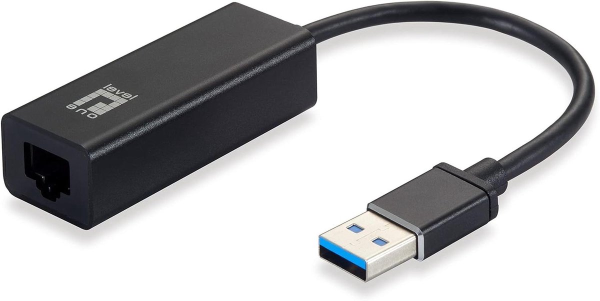 LevelOne USB-0401 Gigabit USB netwerkadapter USB3.0-> RJ45 10/100/1000 0,15 m