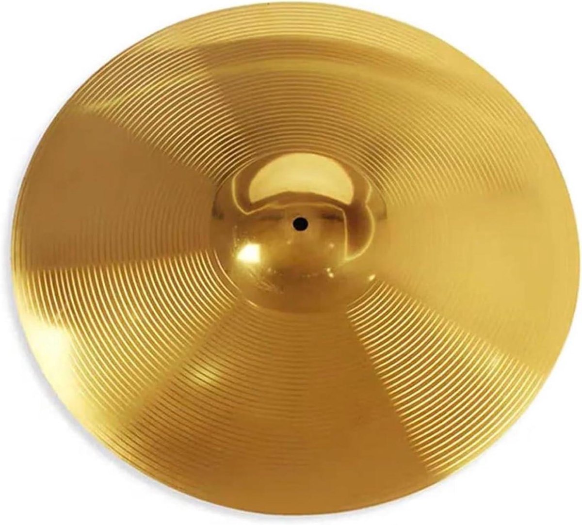 Drum Bekken Set - Koperen Cimbaal - Muziek Maken - Melodieus Geluid - 14 Inch - Goud
