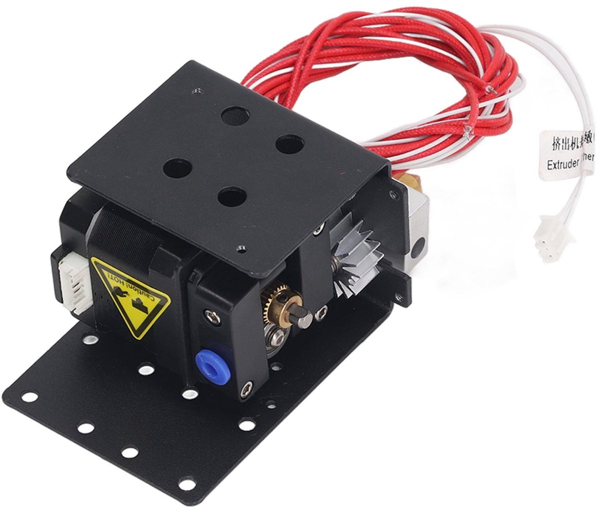 Dailygoods - Dailygoody - 3D Printer Hotend Kit - Extruder Onderdelen - Efficiënte en Veilige Werking - Standaard - 0,4 mm Spuitmond - Geschikt voor Anet A8 Plus -