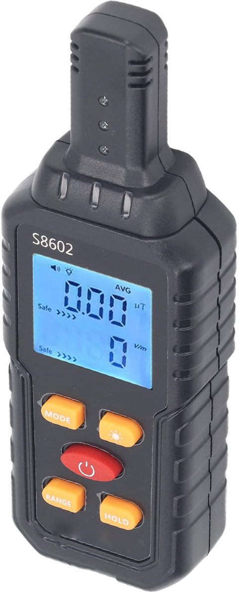 Dailygoods - Innovra - Dailygoods - Dailygoody - EMF Elektrische Magnetische Velddetector - Stralingstester - Compact en Lichtgewicht - EMF Meter - Veiligheid in Huis - Geschikt voor Thu