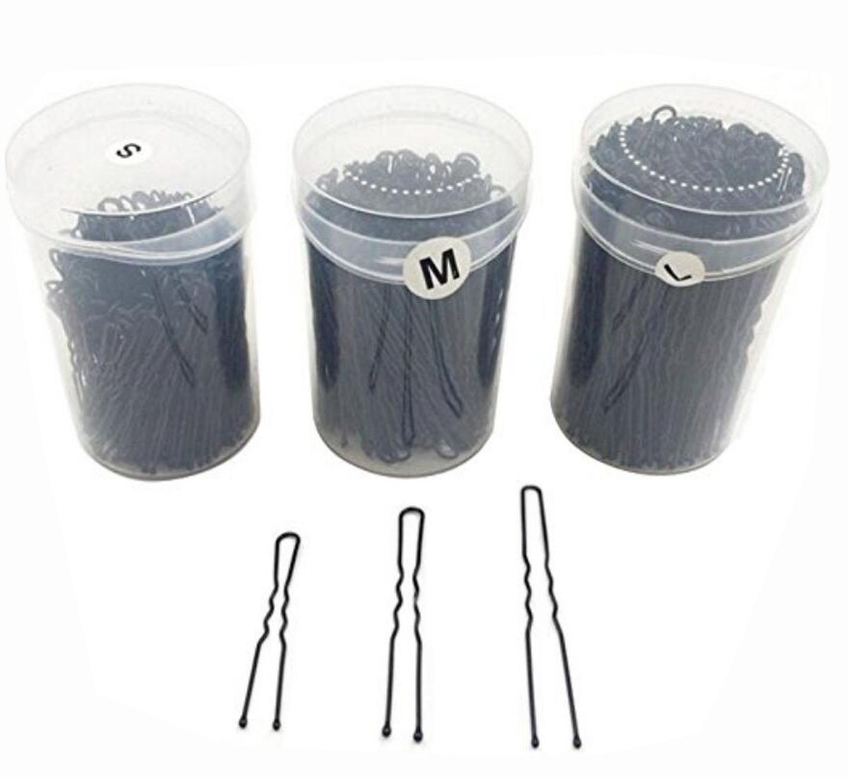Dailygoods - Cosensi - Dailygoody - U Gevormde Haarspelden - Haar Bobby Pins - Sterke Grip - Zwart - Haaraccessoires - Voor Up-Dos en Kappers - 160 Stuks