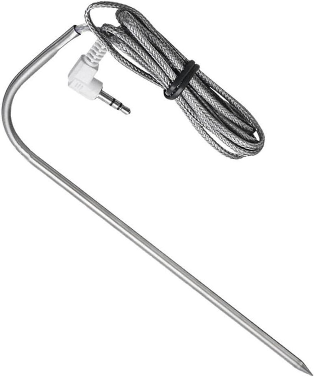 Vlees Probe Sensor - Temperatuur Sensor - BBQ Grillen - PT1000 Weerstand - 17 x 2 cm - Zilver