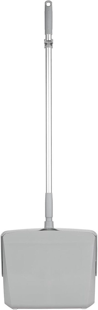 Veegschep met steel - Stoffer en blik - Snel opruimen - Sluit goed aan - 350 mm breed - Zwart — afbeelding 3