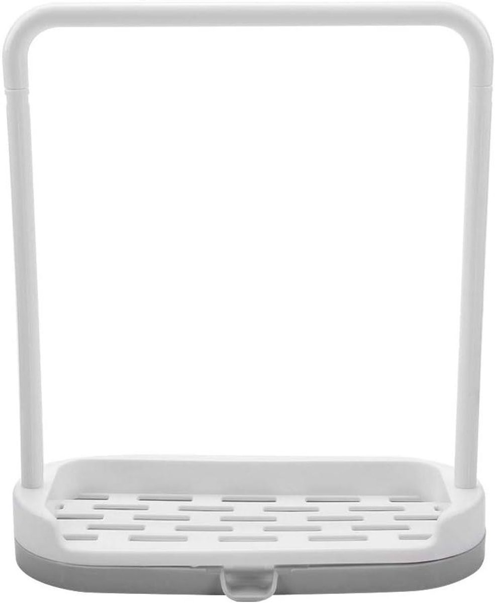 Keuken Organizer - Afneembare Bar - Vaatdoek Opslag - Met Waterafvoer - 17x8x19.8 cm - Grijs